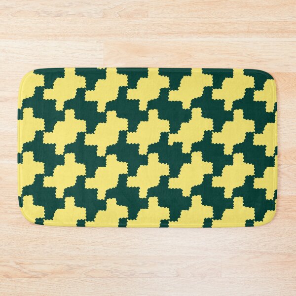 Item preview, Dark Green and Butter Crinkle Houndstooth designed and sold by STUDIO MORE Los Angeles.
