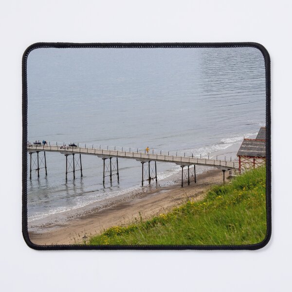 Item preview, High up view over Saltburn pier and beach designed and sold by yackers1.