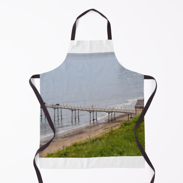 Item preview, High up view over Saltburn pier and beach designed and sold by yackers1.