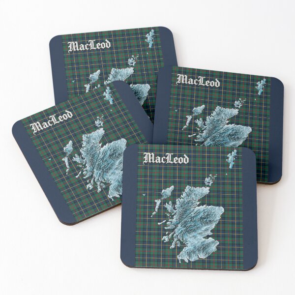 Item preview, Scotland Map and Clan MacLeod Tartan designed and sold by davidelder.