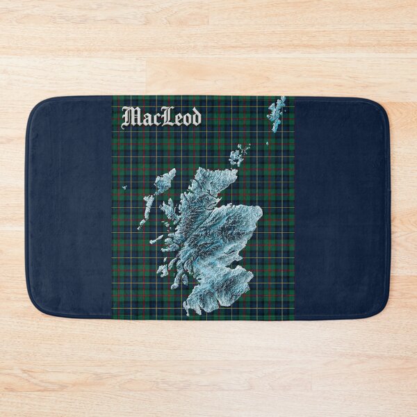 Item preview, Scotland Map and Clan MacLeod Tartan designed and sold by davidelder.