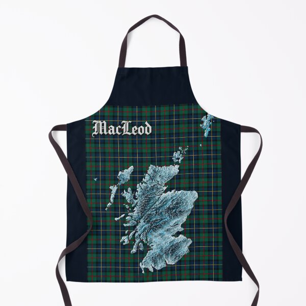 Item preview, Scotland Map and Clan MacLeod Tartan designed and sold by davidelder.