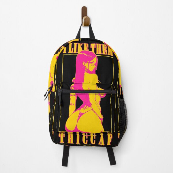 Item preview, I Like Them Thicc Nico #2 Wanted Parody Yellow-Pink Neon Vaporwave designed and sold by MikaseSan.