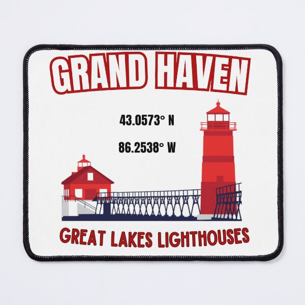 Item preview, .Grand Haven Lighthouse Hoodie – Michigan Great Lakes Graphic designed and sold by greatlakesimage.