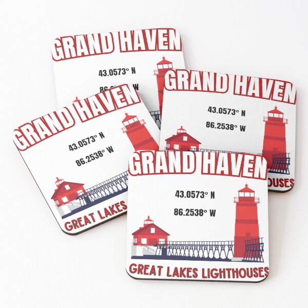 Item preview, .Grand Haven Lighthouse Hoodie – Michigan Great Lakes Graphic designed and sold by greatlakesimage.
