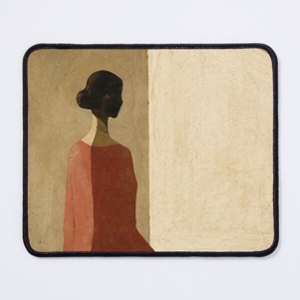 Item preview, She Takes Her Coffee Standing – Contemporary Figurative Art designed and sold by Moodzu.
