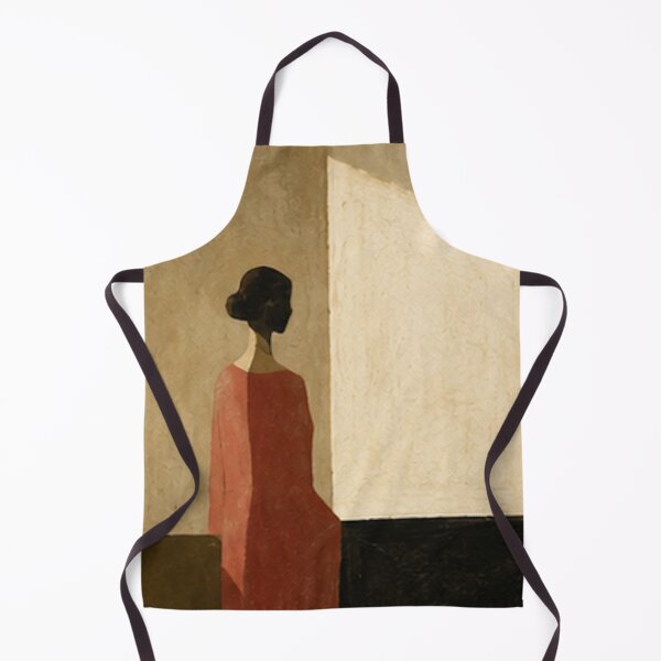 Item preview, She Takes Her Coffee Standing – Contemporary Figurative Art  designed and sold by Moodzu.