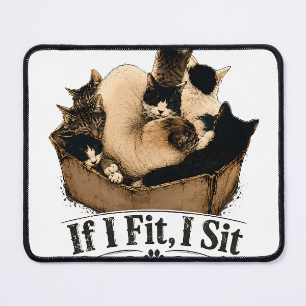 Item preview, Cozy cats in a cardboard box designed and sold by SouthViper.