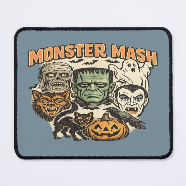 Item preview, Vintage Monster Mash Shirt for Classic Horror Halloween Fans designed and sold by POD DYNASTY | Original Print On Demand T-Shirt Graphics.