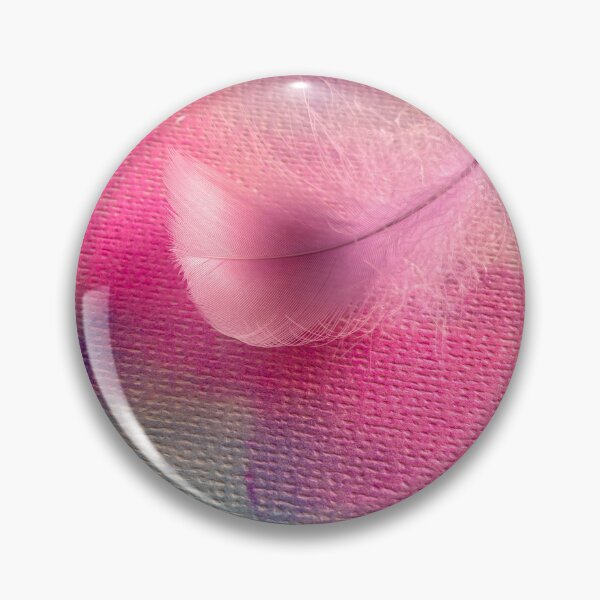 Item preview, Delicate Pink Feather on Abstract Ink Painted Canvas Background designed and sold by sneidere9dace.