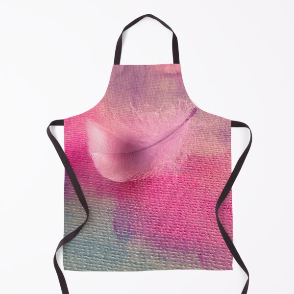 Item preview, Delicate Pink Feather on Abstract Ink Painted Canvas Background designed and sold by sneidere9dace.