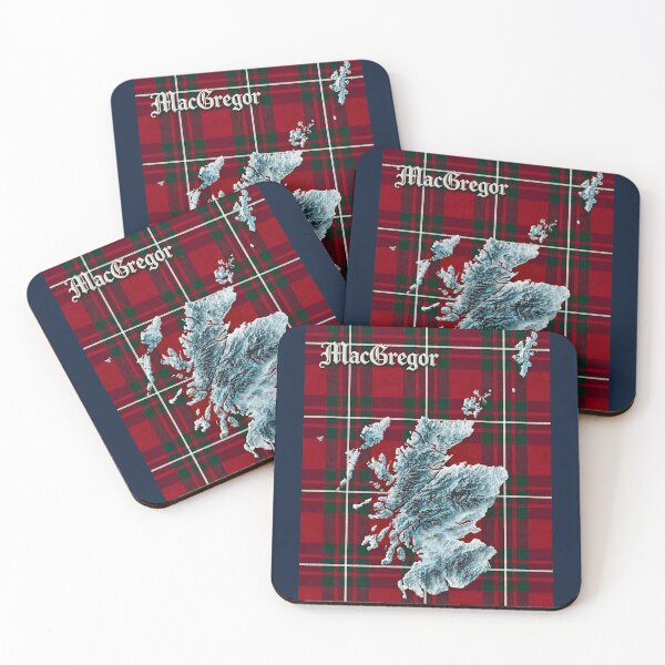 Item preview, Scotland Map and Clan MacGregor Tartan designed and sold by davidelder.