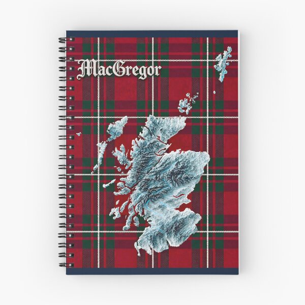 Item preview, Scotland Map and Clan MacGregor Tartan designed and sold by davidelder.