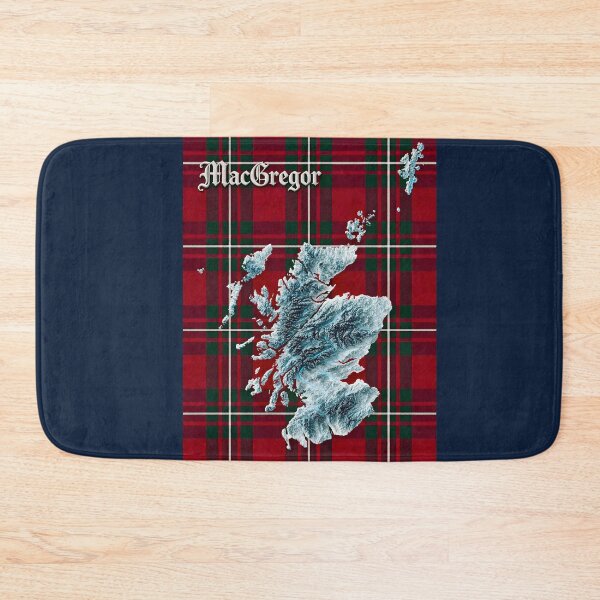 Item preview, Scotland Map and Clan MacGregor Tartan designed and sold by davidelder.