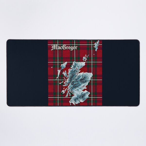 Item preview, Scotland Map and Clan MacGregor Tartan designed and sold by davidelder.