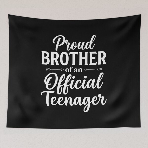 Item preview, Proud Brother of an Official Teenager Funny 13th Birthday T-Shirt | 13th Birthday Family Graphic Gift designed and sold by Trendably.