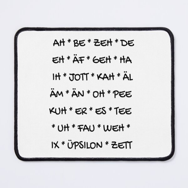 Item preview, funny alphabet designed and sold by ABCrazyShop.
