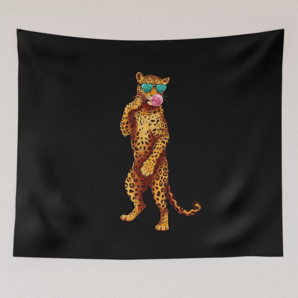 Item preview, Leopard Bubblegum Sunglasses Funny Animal Teen Girls Women designed and sold by Dabbing Turtle Designs.