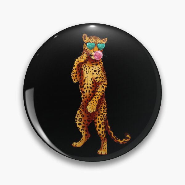 Item preview, Leopard Bubblegum Sunglasses Funny Animal Teen Girls Women designed and sold by Dabbing Turtle Designs.