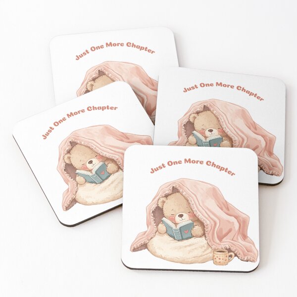 Item preview, Just One More Chapter – Cozy Reading Bear designed and sold by Doodleberry Bloom.