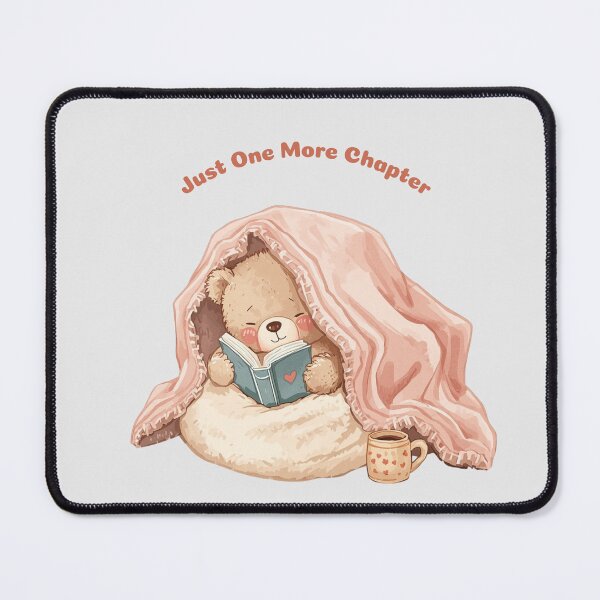 Item preview, Just One More Chapter – Cozy Reading Bear designed and sold by Doodleberry Bloom.