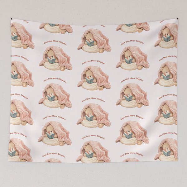 Item preview, Just One More Chapter – Cozy Reading Bear designed and sold by Doodleberry Bloom.
