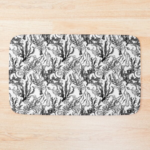 Item preview, Seaweed and Bubbles Monochrome designed and sold by Kelsey Worth.