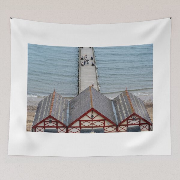 Item preview, High up view over Saltburn Pier, North Yorkshire designed and sold by yackers1.