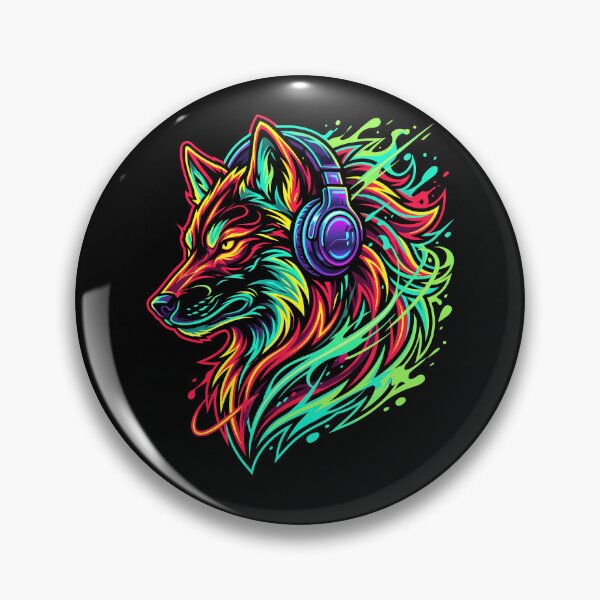 Item preview, Rasta Wolf with Headphones designed and sold by SignumShop.