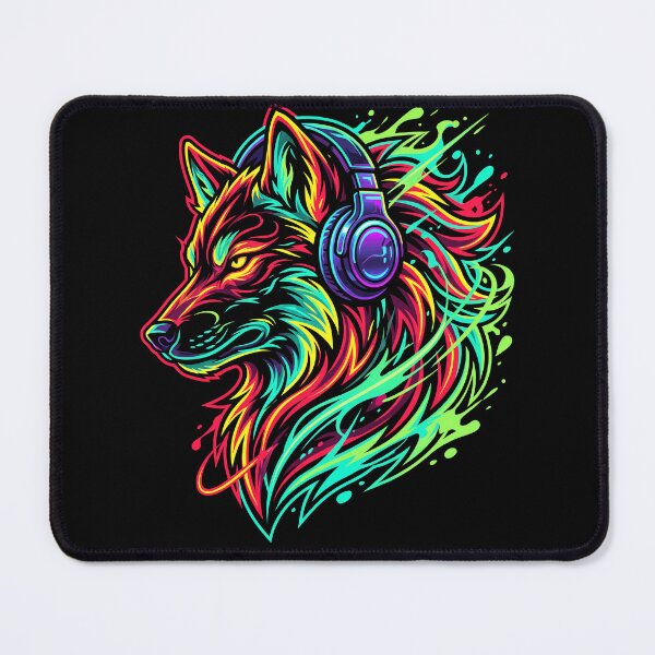 Item preview, Rasta Wolf with Headphones designed and sold by SignumShop.