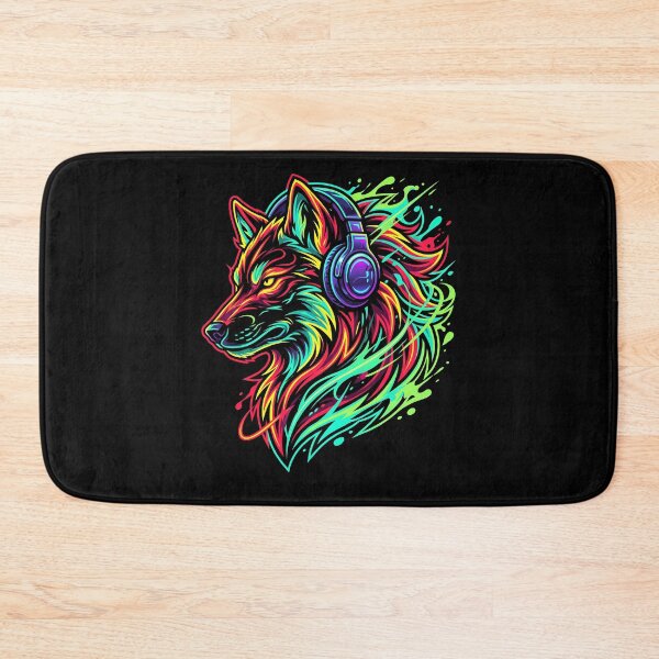 Item preview, Rasta Wolf with Headphones designed and sold by SignumShop.