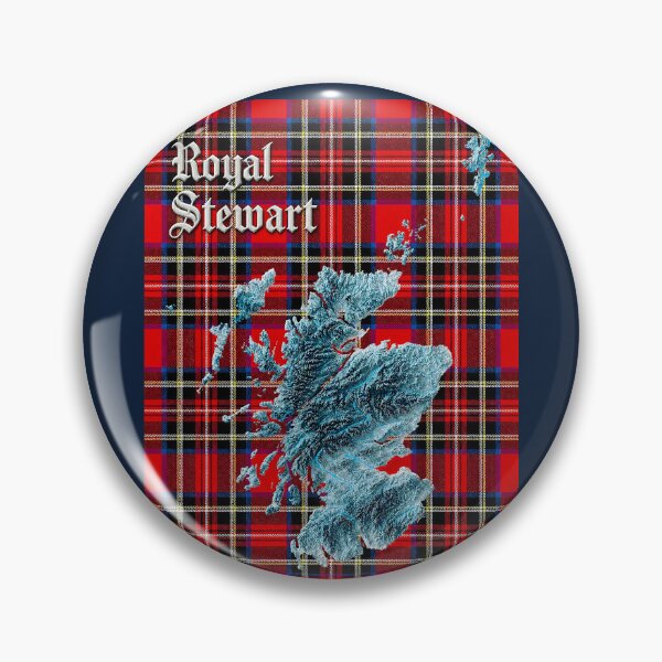 Item preview, Scotland Map and Clan Stewart Tartan designed and sold by davidelder.