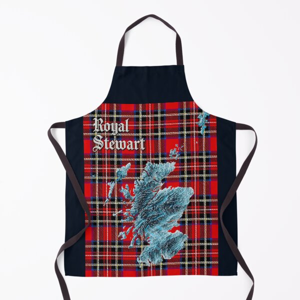Artikelvorschau, Schottlandkarte und Clan Stewart Tartan entworfen und verkauft von davidelder.