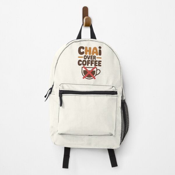 Item preview, Chai Over Coffee – Funny Tea Lover Quote Design designed and sold by Swati Art Shop.