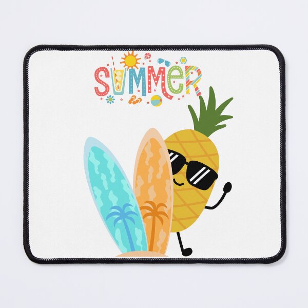 Item preview, Cute Summer Pineapple Surfing Tropical Vibes designed and sold by Sela Art .