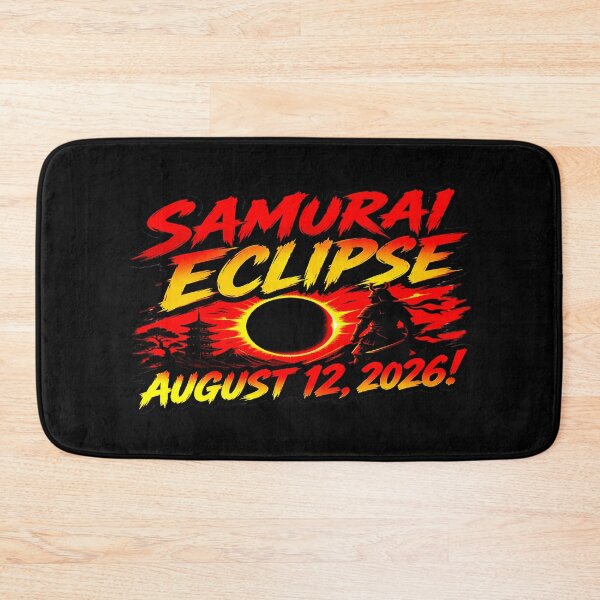 Item preview, For Anime Astronomy Typography Lover Big Eclipse Event SAMURAI ECLIPSE AUGUST 12,2026! designed and sold by Giulivo Store Graphic.