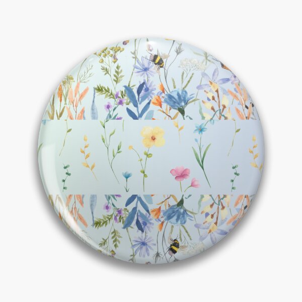 Item preview, Ditzy digital floral meadow flowers  designed and sold by Craftedinthecottage .