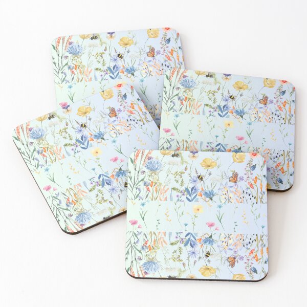 Item preview, Ditzy digital floral meadow flowers  designed and sold by Craftedinthecottage .