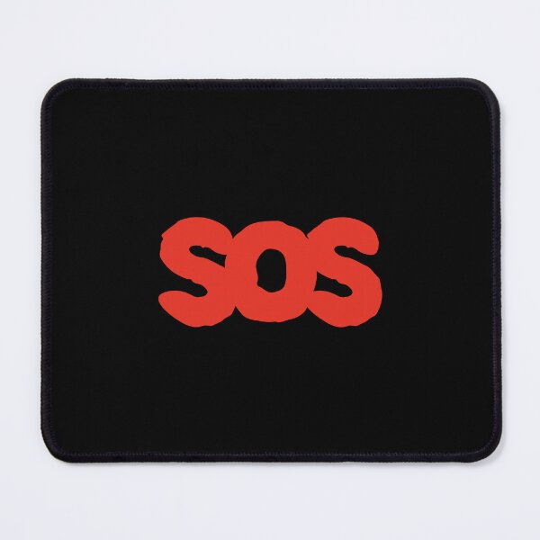 Item preview, SOS Danger Word Red Quote Lettering T-Shirt Design 127sm designed and sold by 127sm.