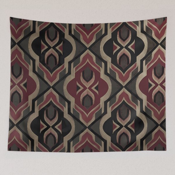Item preview, German Eagle Vintage Art Deco Gold Pattern designed and sold by ART ATTACK ZONE.