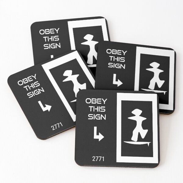 Item preview, Obey this Sign No. 2771 designed and sold by porfysoundtrack.
