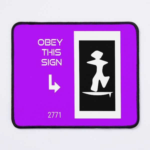 Item preview, Obey this Sign No. 2771 designed and sold by porfysoundtrack.