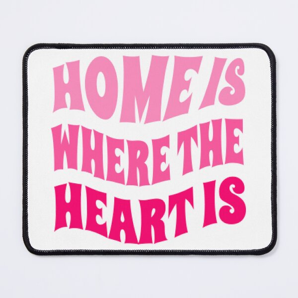 Item preview, Home is Where the Heart is - Pink designed and sold by Biah!.