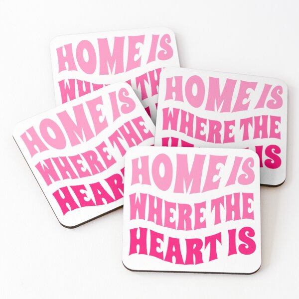 Item preview, Home is Where the Heart is - Pink designed and sold by Biah!.