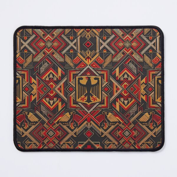 Item preview, C German Eagle Vintage Art Deco Gold Pattern designed and sold by ART ATTACK ZONE.