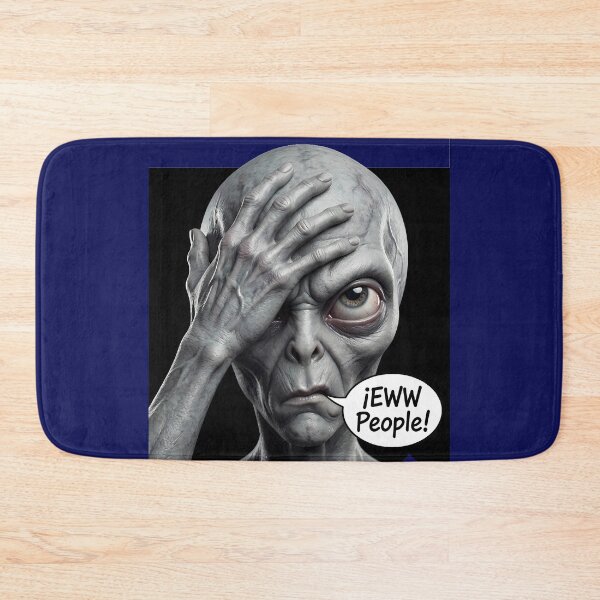 Item preview, Alien Facepalm - Eww People! Funny Misanthrope Design designed and sold by NexxaStoree.