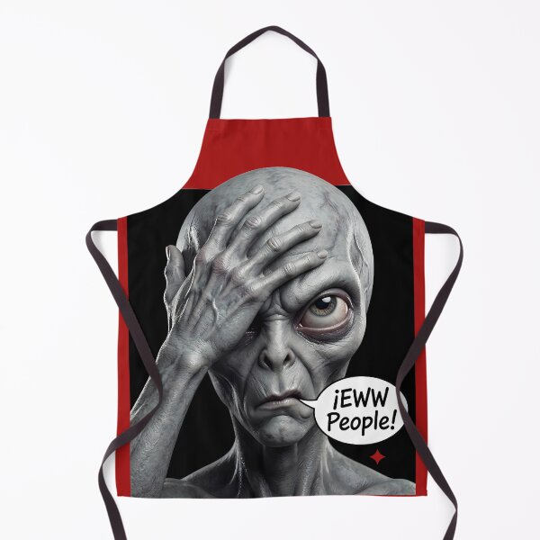 Item preview, Alien Facepalm - Eww People! Funny Misanthrope Design designed and sold by NexxaStoree.