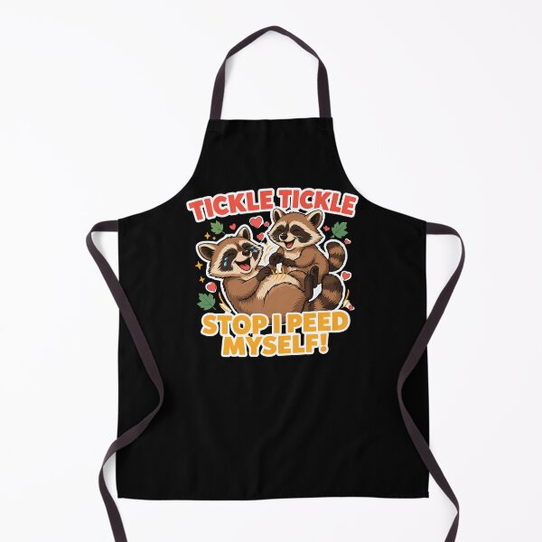 Item preview, Tickle Stop I Peed Myself Funny Raccoon Humor Graphic designed and sold by MagicSD Designs.