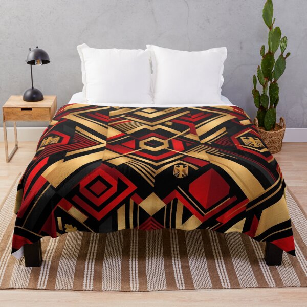 Item preview, D German Eagle Vintage Art Deco Gold Pattern designed and sold by ART ATTACK ZONE.