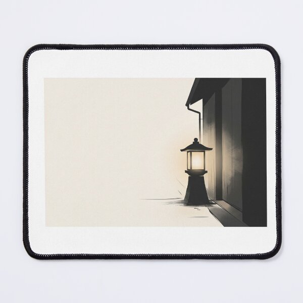 Item preview,  Japanese Stone Lantern, Quiet Japan Evening, Wabi Sabi Minimalist Art designed and sold by Wagara-J.